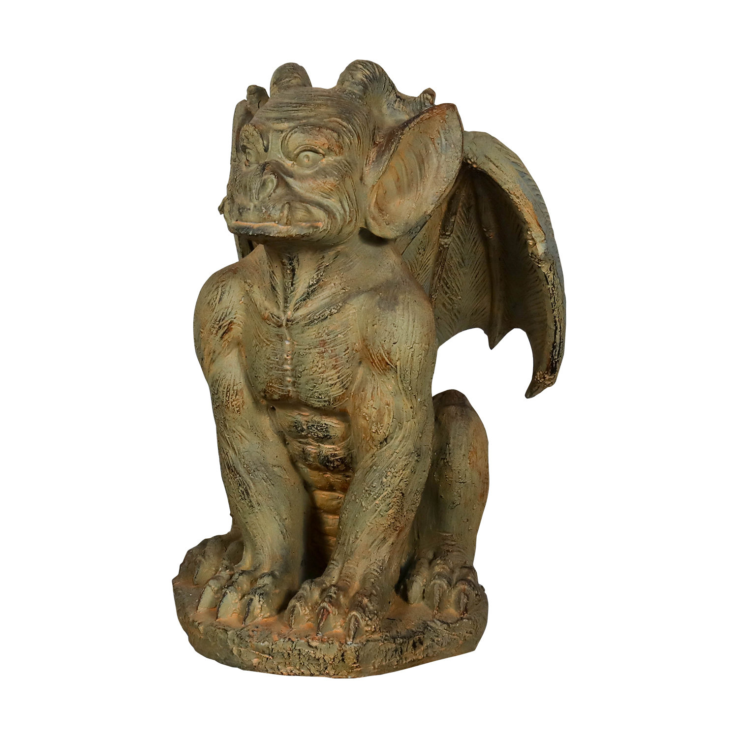 Trinx Large Winged Gargoyle Statue Sitting Gargoyle Monster Garden